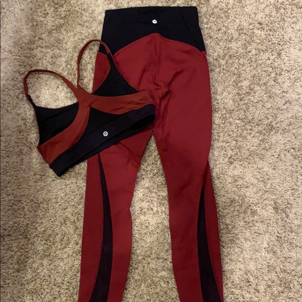 Lululemon mesh leggings size 4